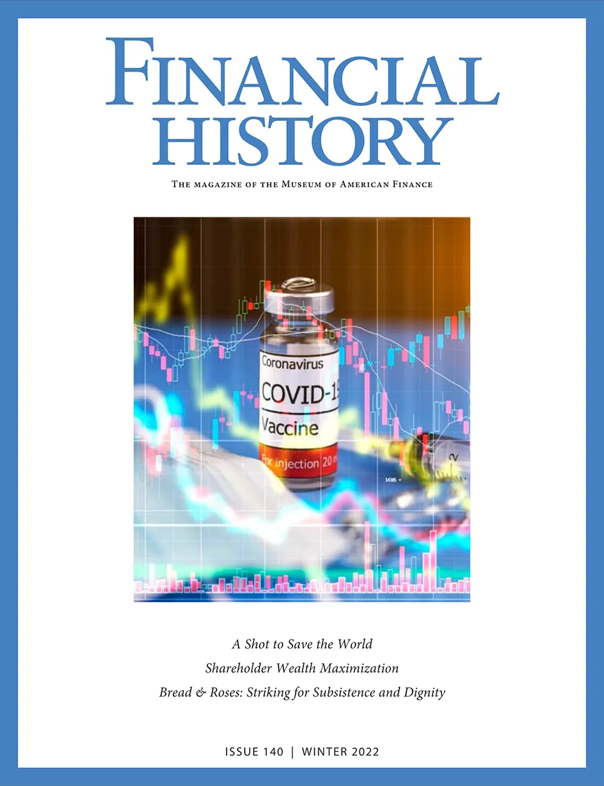 Financial History Magazine Cover