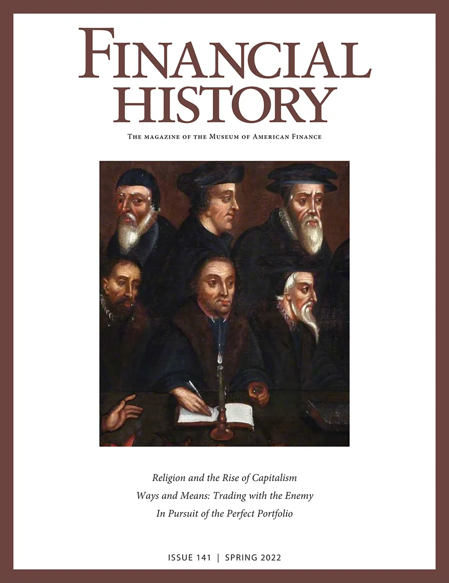 Financial History Magazine Cover