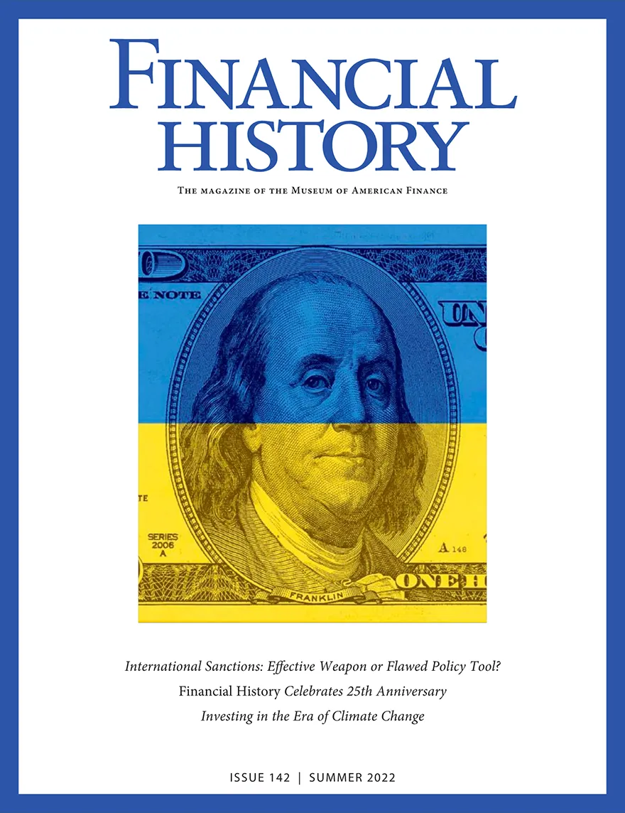 Financial History Magazine Cover