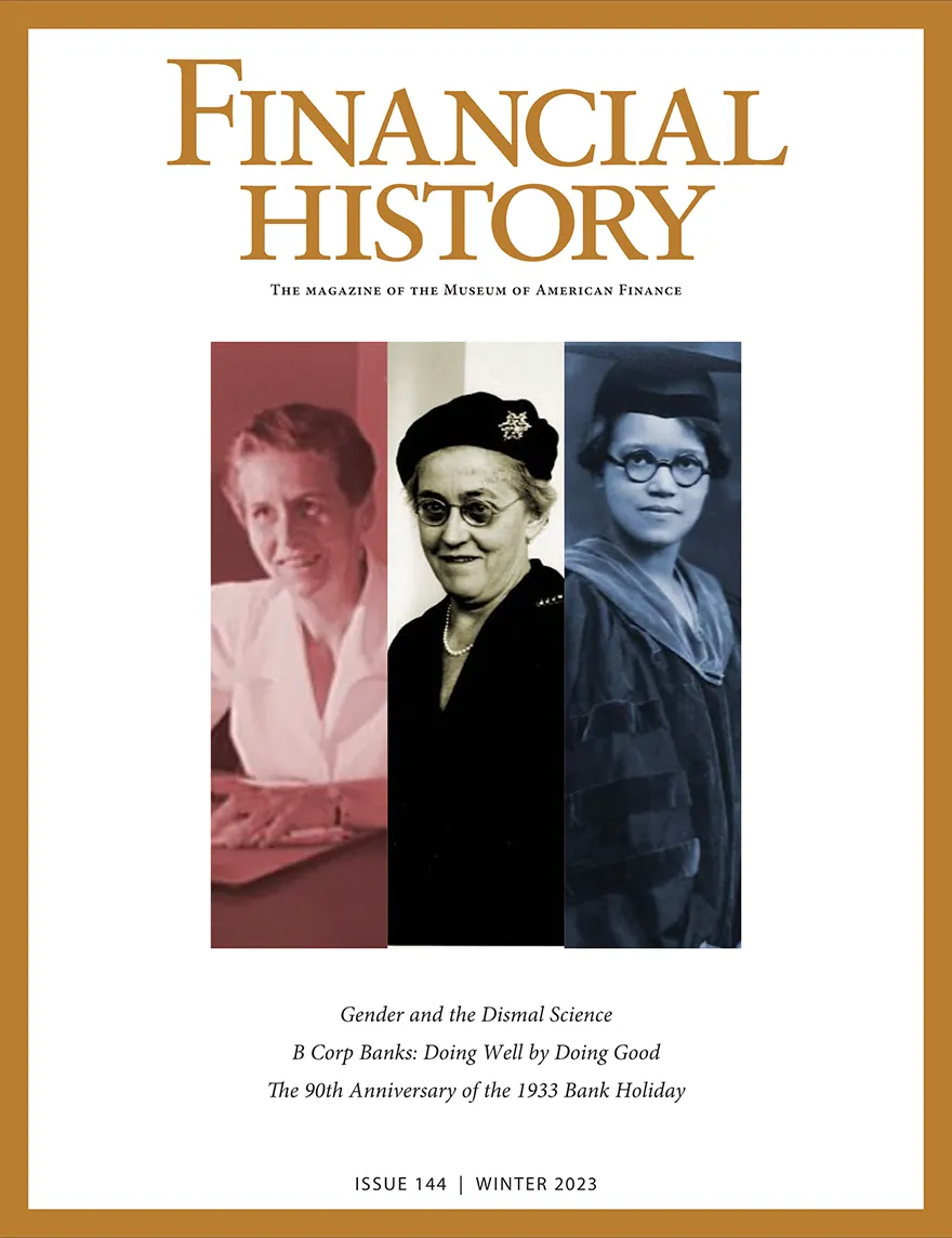 Financial History Magazine Cover