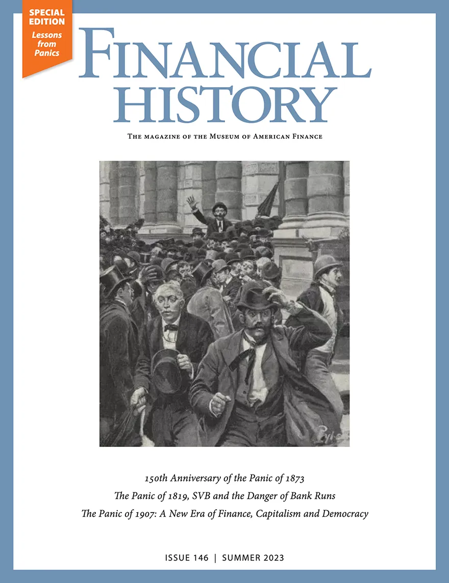 Financial History Magazine Cover