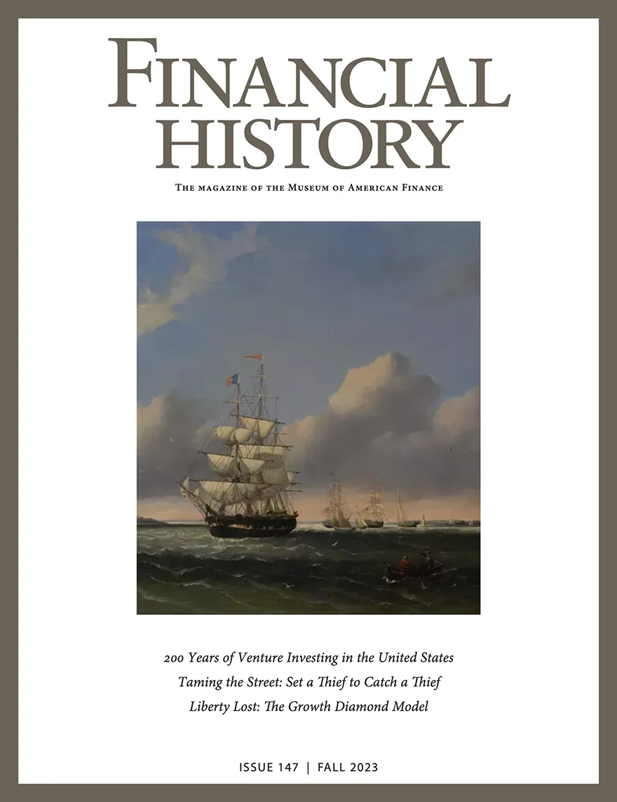 Financial History Magazine Cover