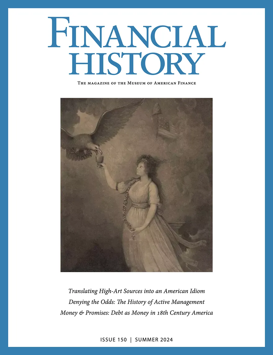 Financial History Magazine Cover