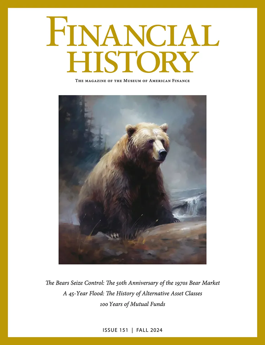 Financial History Magazine Cover