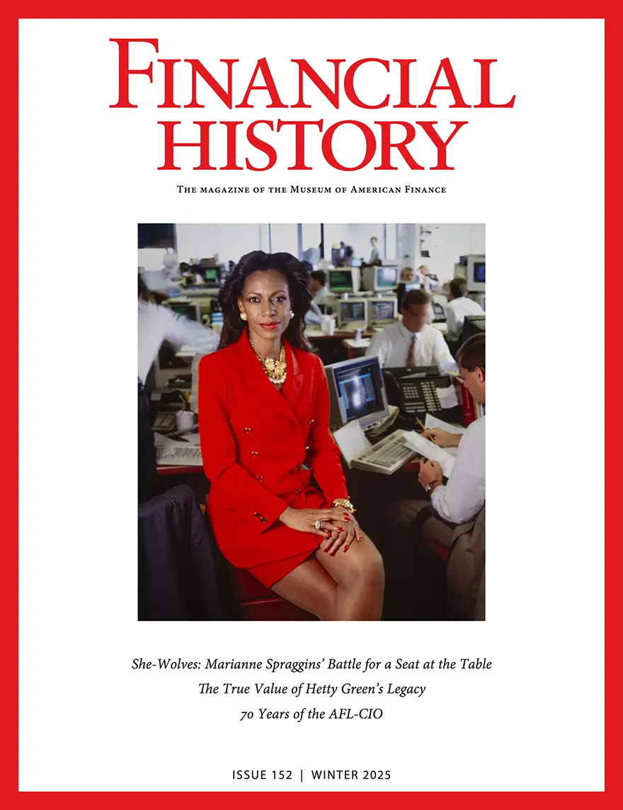 Financial History Magazine Cover