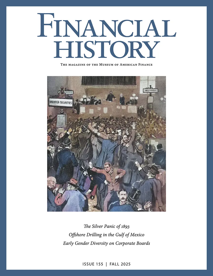 Financial History Magazine Cover