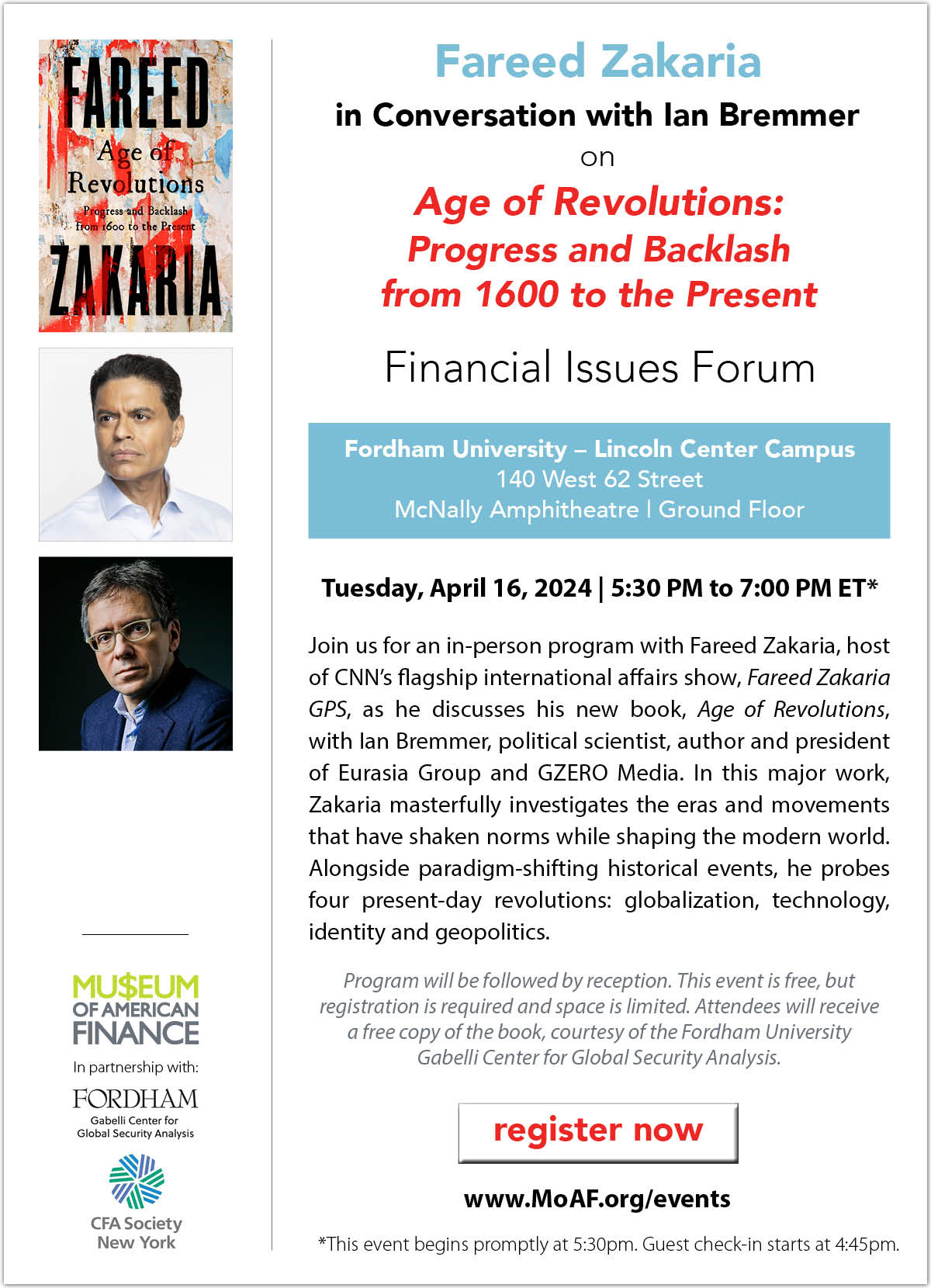 Fareed Zakaria and Ian Bremmer on Age of Revolutions